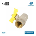 Butterfly Handle 1/2′′-1′′inch Brass Gas Valve Manufacturer